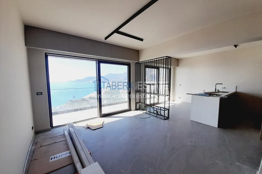 Purchase Loft 3+1 apartment with panoramic views from the owner in the historic heart of Alanya 9 