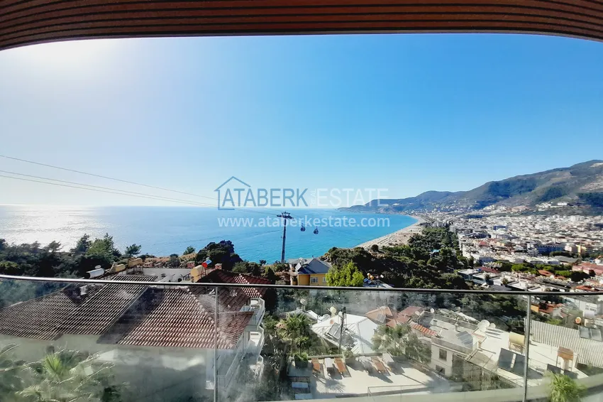 Purchase Loft 3+1 apartment with panoramic views from the owner in the historic heart of Alanya 14 