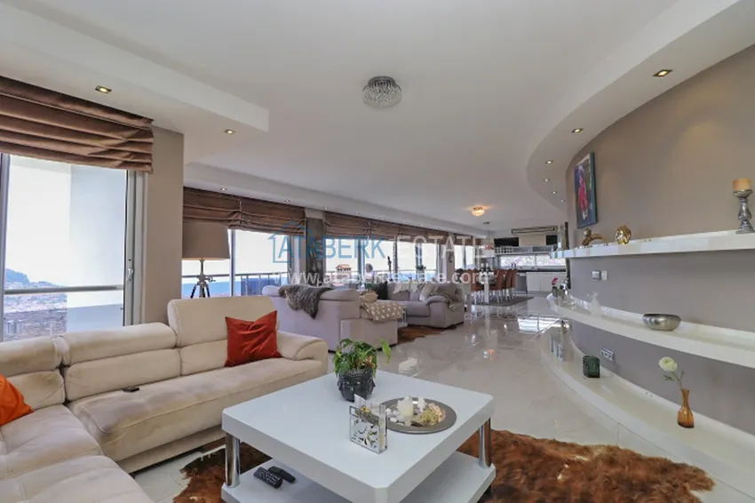 Purchase  Luxury villa with panoramic views of the sea and the castle in Alanya — Kucukhasbahce district 5 