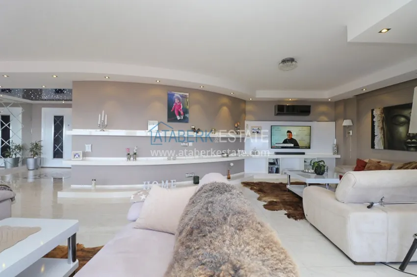 Purchase  Luxury villa with panoramic views of the sea and the castle in Alanya — Kucukhasbahce district 10 