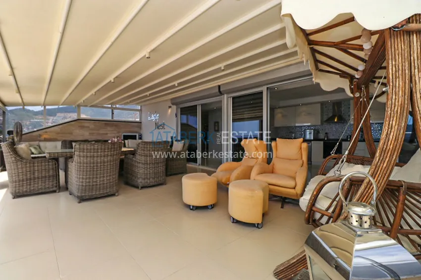 Purchase  Luxury villa with panoramic views of the sea and the castle in Alanya — Kucukhasbahce district 20 