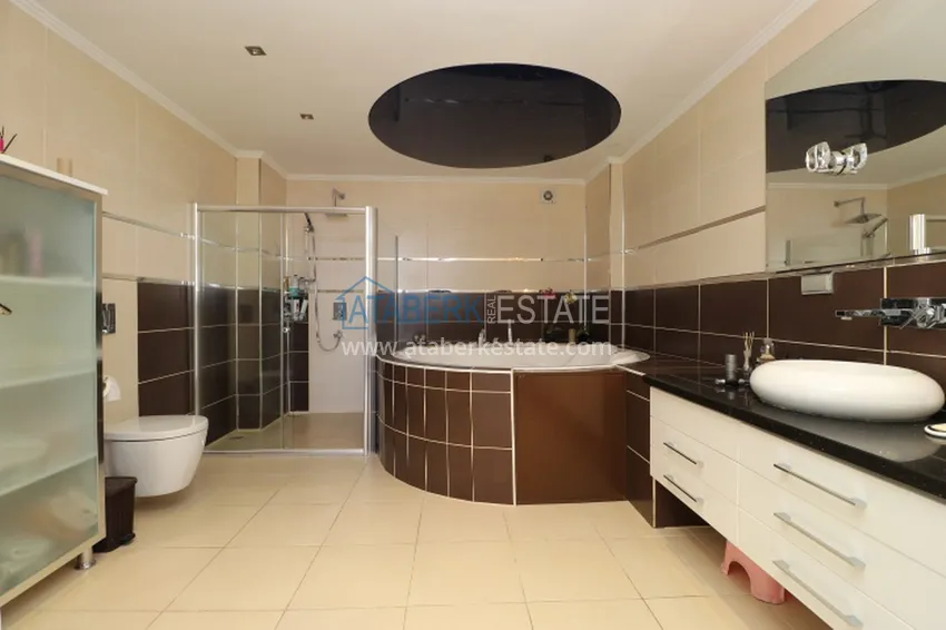 Purchase  Luxury villa with panoramic views of the sea and the castle in Alanya — Kucukhasbahce district 33 