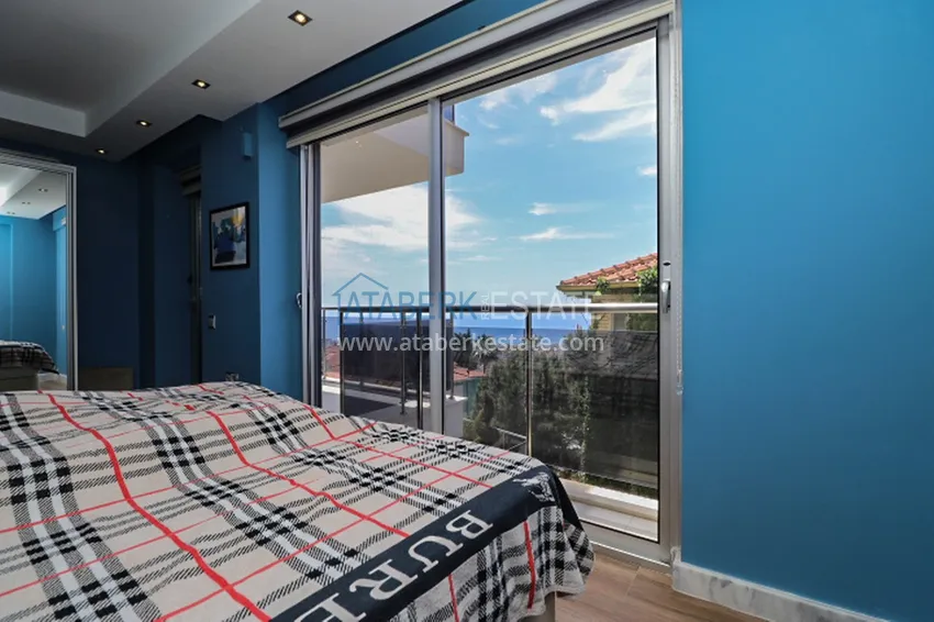 Purchase  Luxury villa with panoramic views of the sea and the castle in Alanya — Kucukhasbahce district 37 