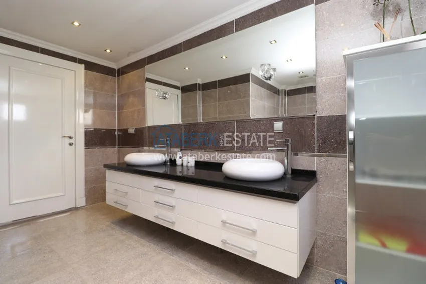 Purchase  Luxury villa with panoramic views of the sea and the castle in Alanya — Kucukhasbahce district 52 