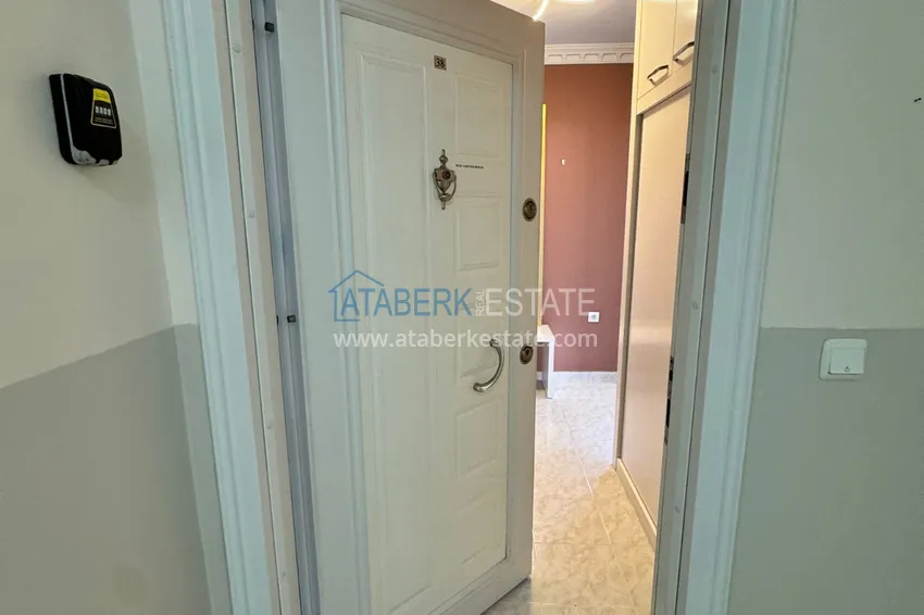 Purchase  Apartment in Mahmutlar partially furnished with a glazed balcony and sea view 1 