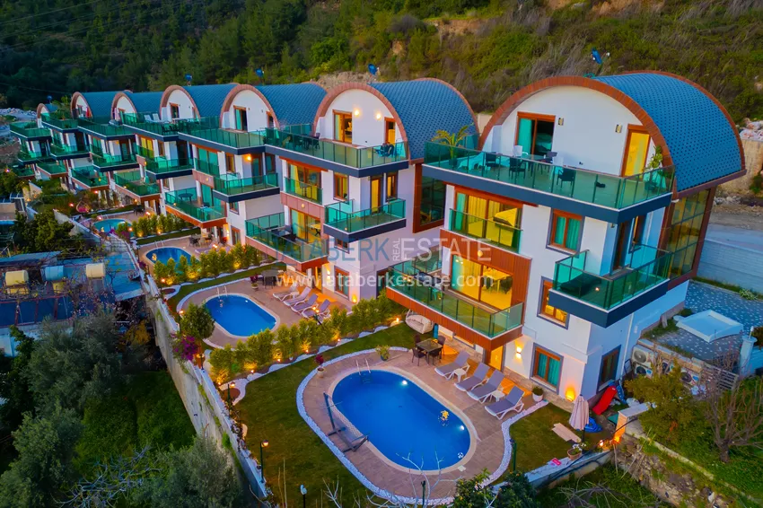 Turnkey villas in Alanya, suitable for citizenship and rent — Alanya, Bektash district 1 
