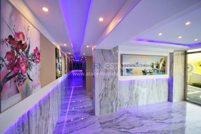 Two-bedroom apartment with furniture and separate kitchen apartment in Mahmutlar 12 