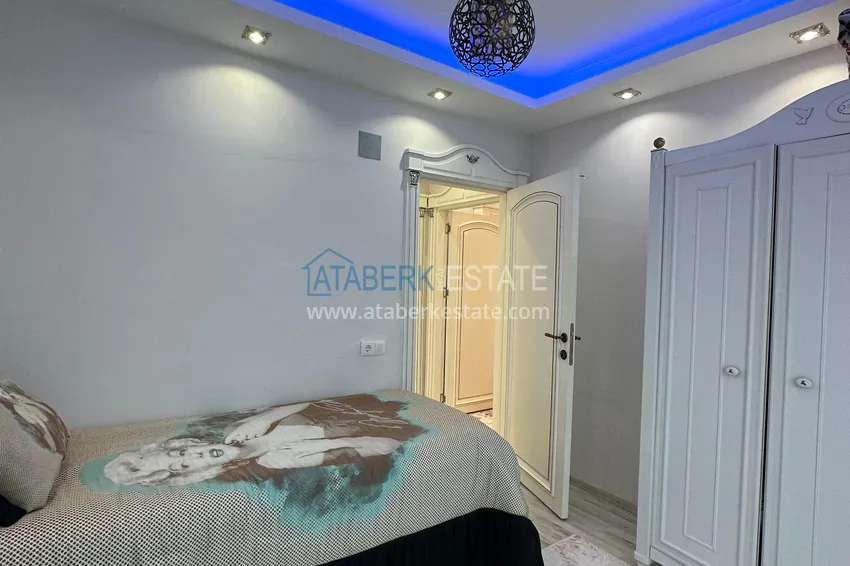 Purchase Stylish penthouse with furniture and a glazed balcony in Teje district, Mersin 10 