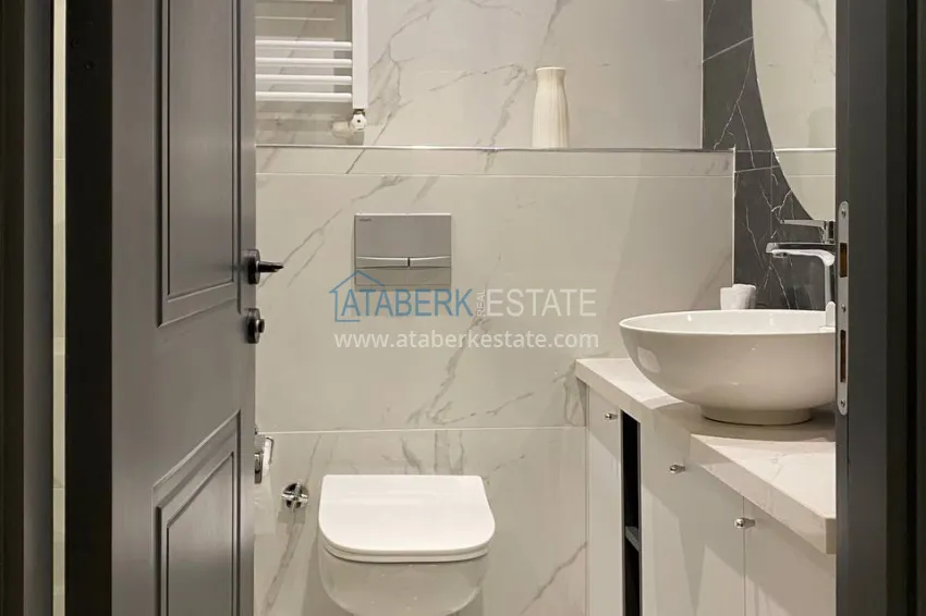 Purchase Turnkey 1+1 apartment with sea view in Teja, Mersin 9