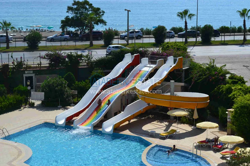 Real estate for a residence permit! Apartment 3+1 with furniture and sea view, Tosmur district — Alanya 14 