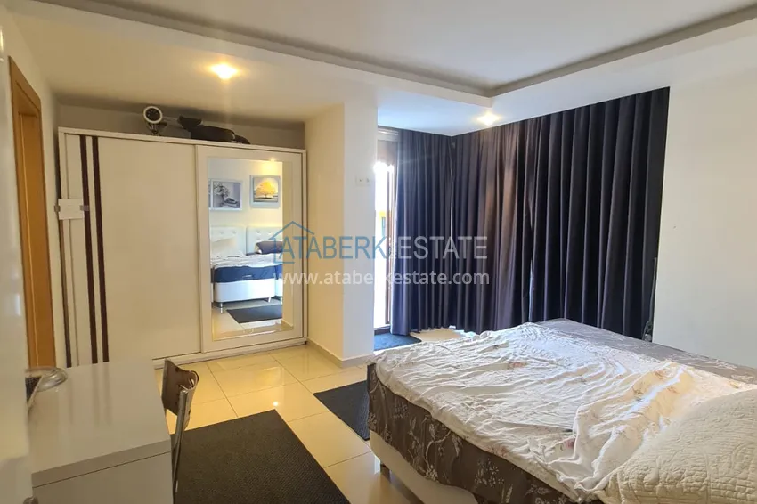 Purchase  Furnished 2+1 apartment in a prestigious residential complex, Cikcilli district — Alanya 10 