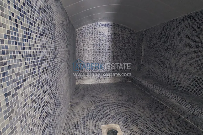 Urgent sale! Apartment from the owner with installments in a residential complex with hotel infrastructure - Payallar district, Alanya 27