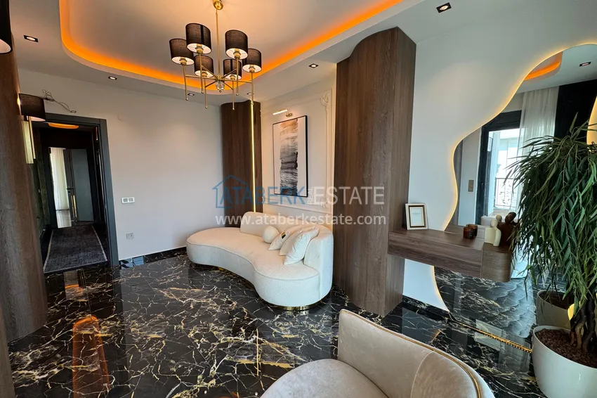 Purchase Real estate for citizenship! Detached luxury villa with stunning views in Kargicak 12