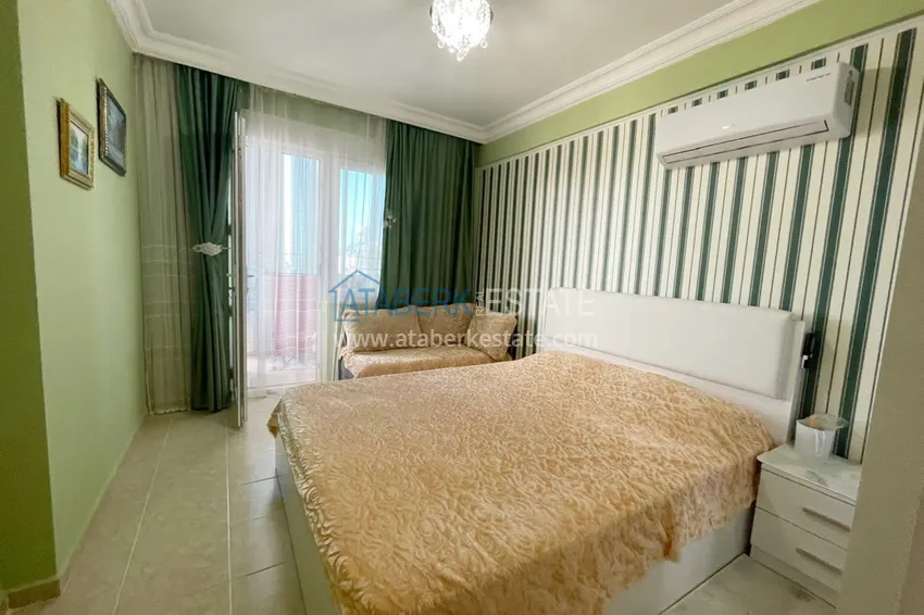 Purchase  Turnkey three-room apartment with sea view in Tosmur district, Alanya 11 