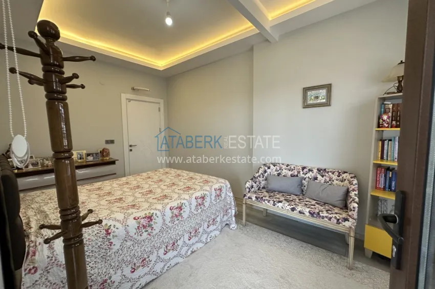 Purchase Two-bedroom apartment in a comfortable complex — Alanya, Oba district 11 