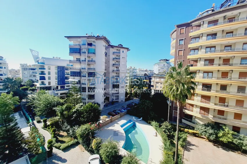 Purchase One bedroom apartment in the center of Alanya with furniture and access to a private beach 11