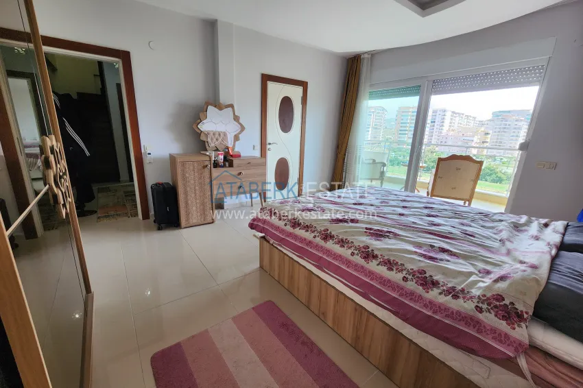 Purchase Penthouse duplex 3+1 furnished with sea and mountain views, Kestel district — Alanya 11 