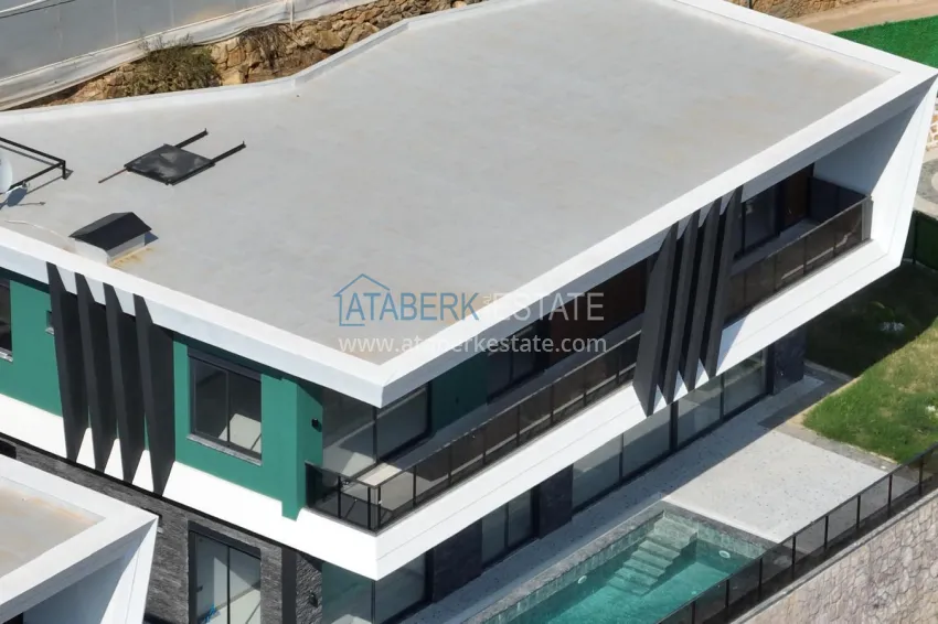 Modern two-level villas with views at prices from the developer in the Oba area 12 