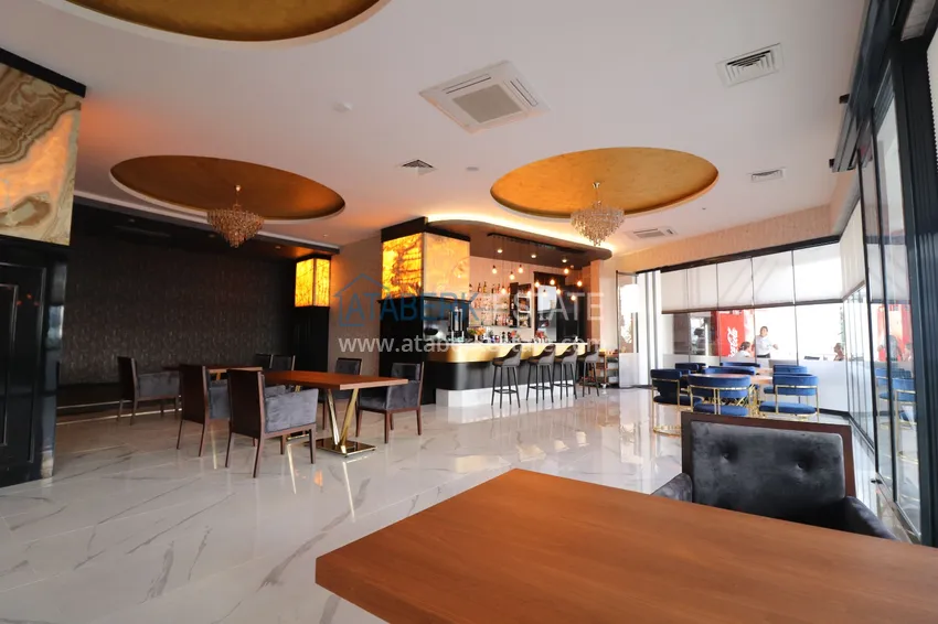 Apartment 1+1 with furniture and mountain views in a complex with hotel infrastructure, Mahmutlar district — Alanya 14 