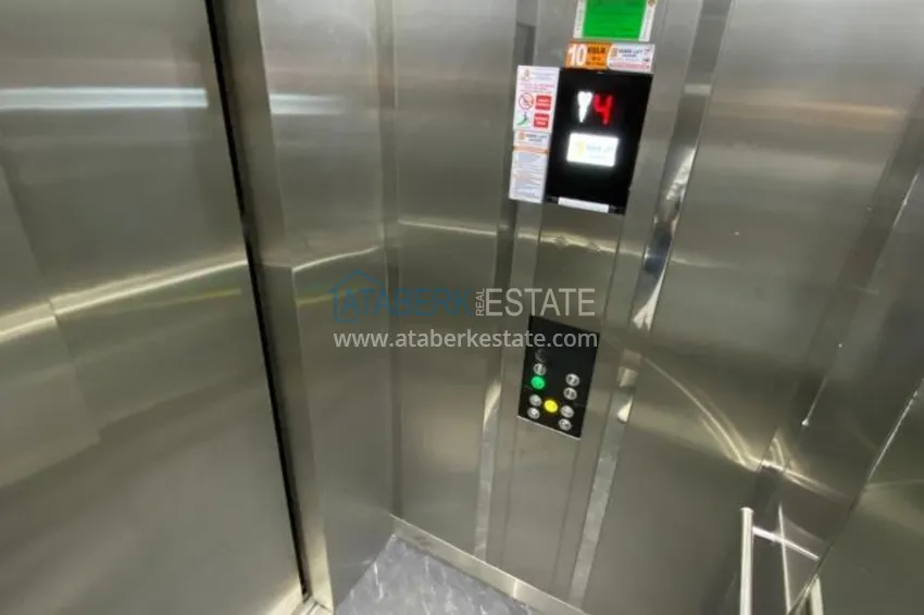 1+1 apartment with furniture and a glazed balcony, Oba district — Alanya 11 