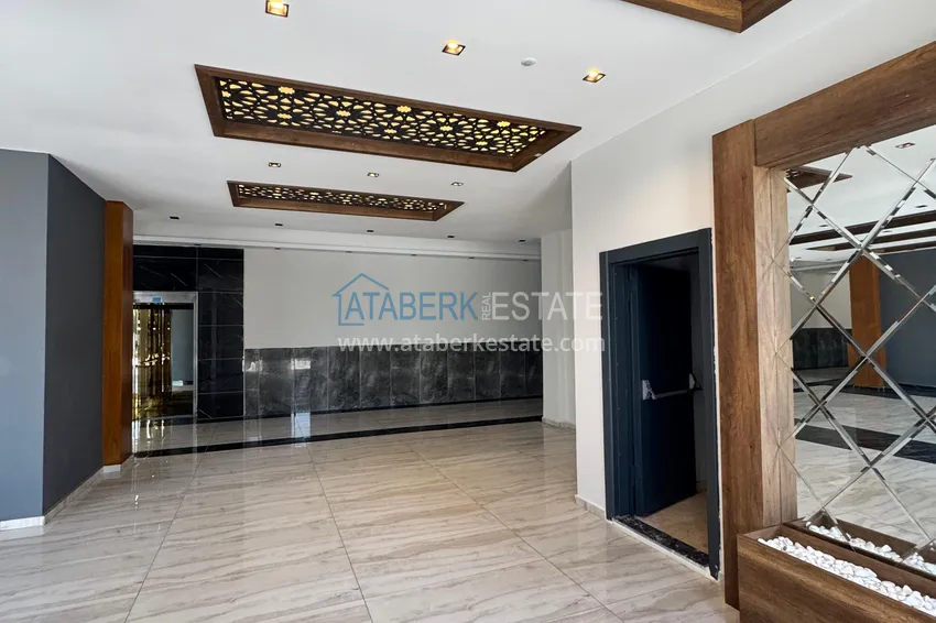 Turnkey two-bedroom apartment with sea view in Mersin - Tomyuk 11 