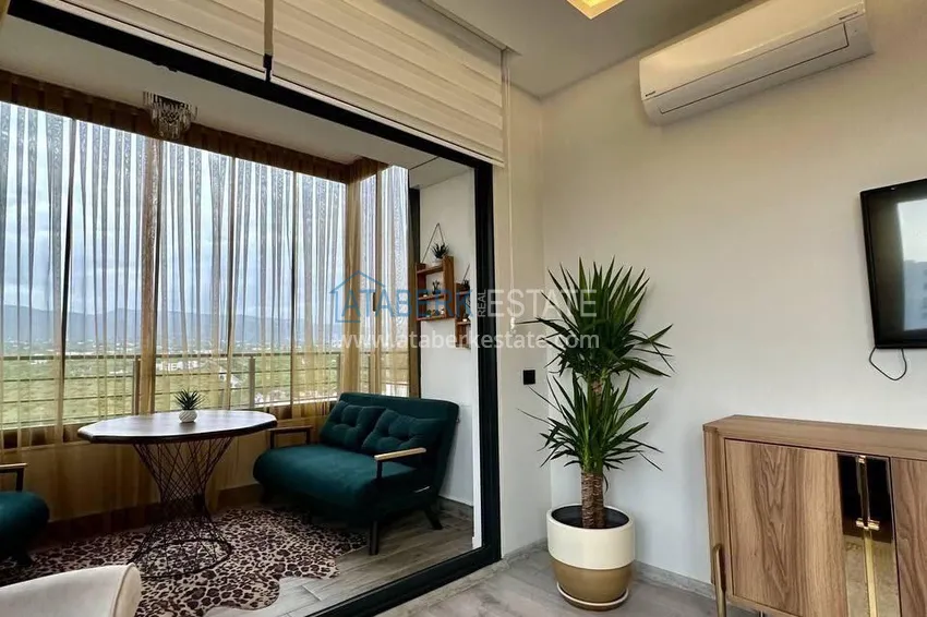 Purchase  Turnkey two-bedroom apartment with sea view in Mersin - Tomyuk 12 