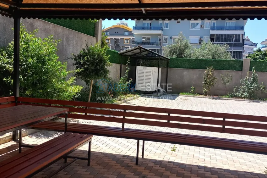 Two-bedroom apartment in a comfortable complex — Alanya, Oba district 13 