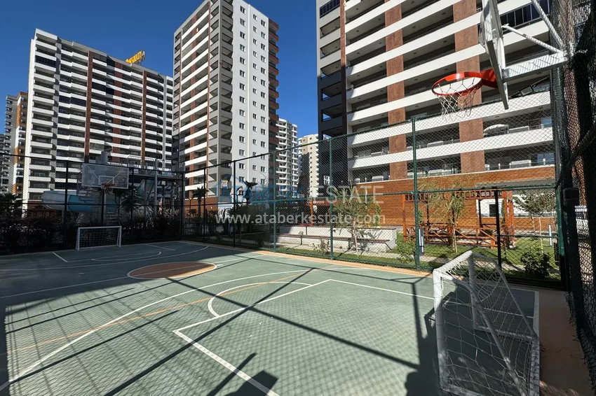 One bedroom apartment 75 m2 with sea view in Mersin, Arpaçbakhshish 13 