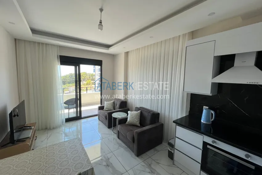 Purchase  Apartment for rent in Alanya, one bedroom with furniture and sea view A20 12 