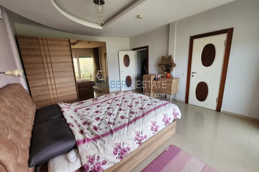 Purchase Penthouse duplex 3+1 furnished with sea and mountain views, Kestel district — Alanya 12 