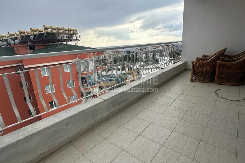 Purchase  Furnished 2+1 apartment with open sea view, Tosmur district — Alanya 12 