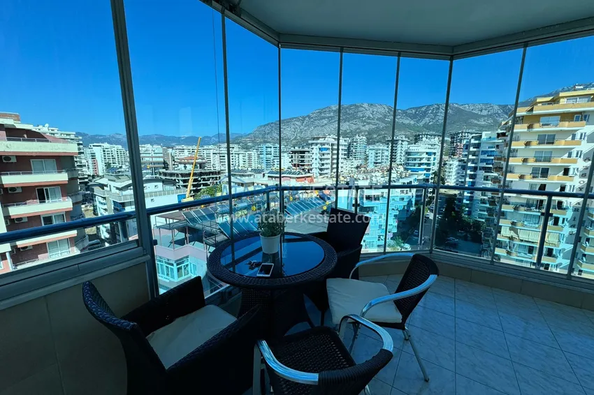 Purchase  Apartment in Mahmutlar partially furnished with a glazed balcony and sea view 13 