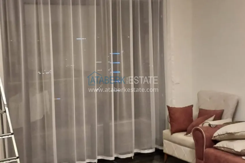 Purchase 1+1 apartment with furniture and sea view in a new complex - Mahmutlar district, Alanya 12