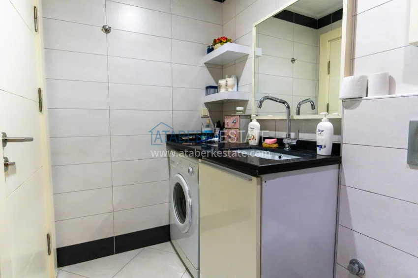 Purchase One bedroom apartment with a glazed balcony in Alanya, Oba district 11 