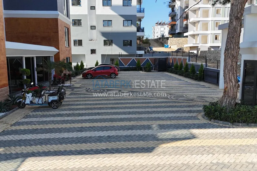 Finished 1+1 apartment in a new residential complex, Avsallar district — Alanya 12 
