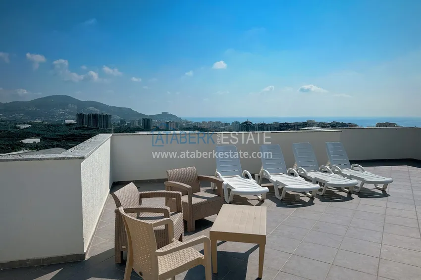 Apartment 1+1 with furniture and sea view, Mahmutlar district — Alanya 17 