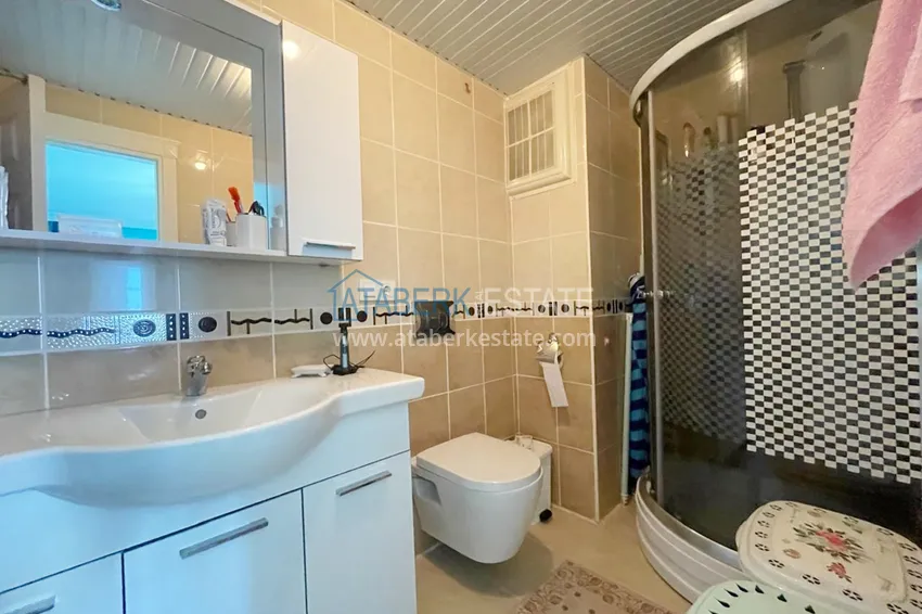 Purchase  Turnkey three-room apartment with sea view in Tosmur district, Alanya 12 