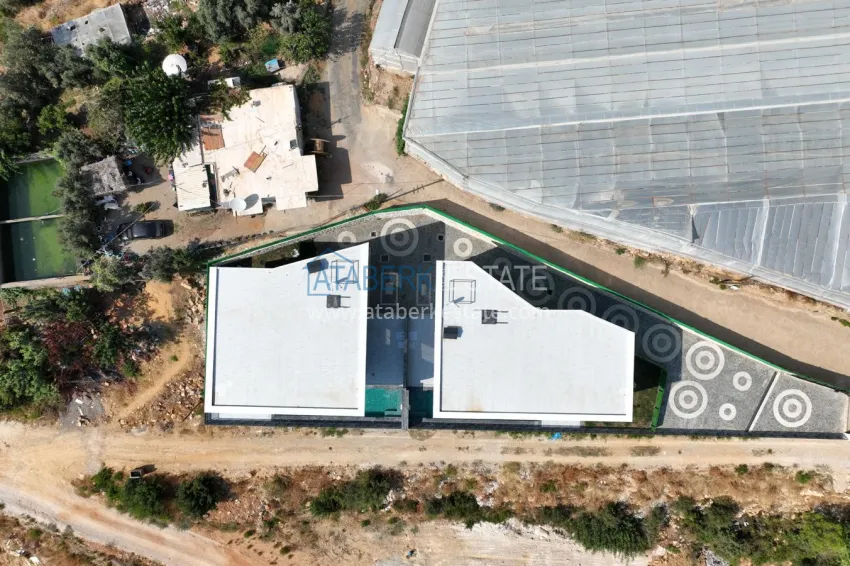 Modern two-level villas with views at prices from the developer in the Oba area 14 