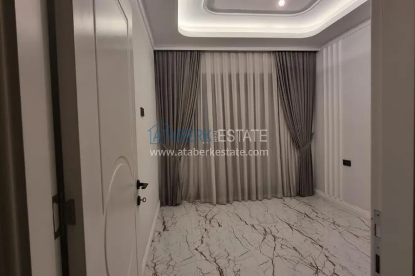 Purchase  Furnished three-room apartment in a prestigious area of Alanya, Oba 14 