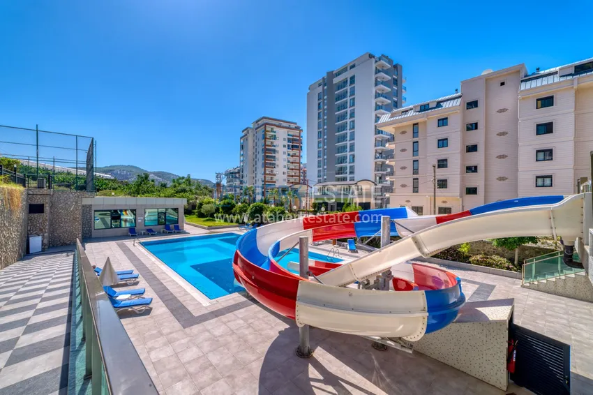 Turnkey two-bedroom apartment in Mahmutlar in a modern complex 13 