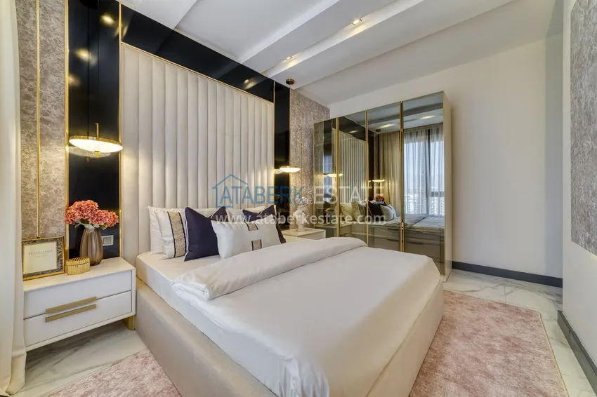 Purchase  An apartment with a designer interior and a separate kitchen in the center of Mahmutlar - Saturday Market District 15 