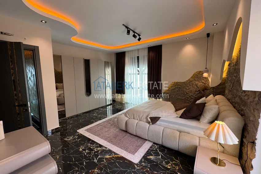 Purchase Real estate for citizenship! Detached luxury villa with stunning views in Kargicak 15