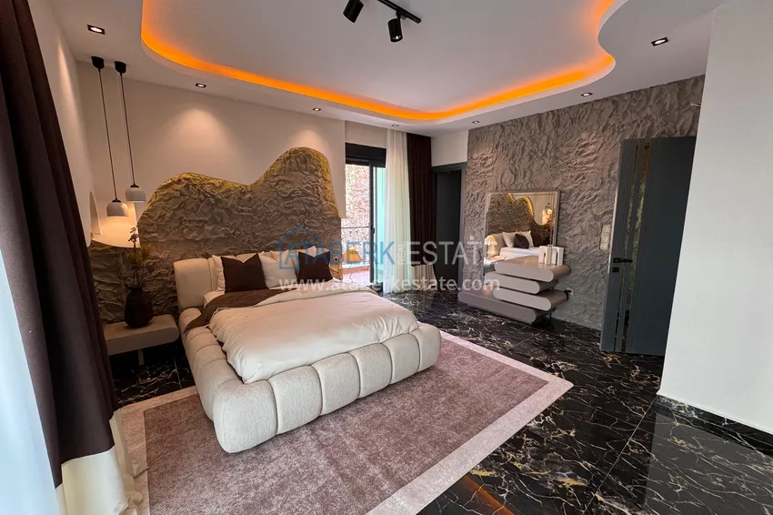 Purchase Real estate for citizenship! Detached luxury villa with stunning views in Kargicak 16