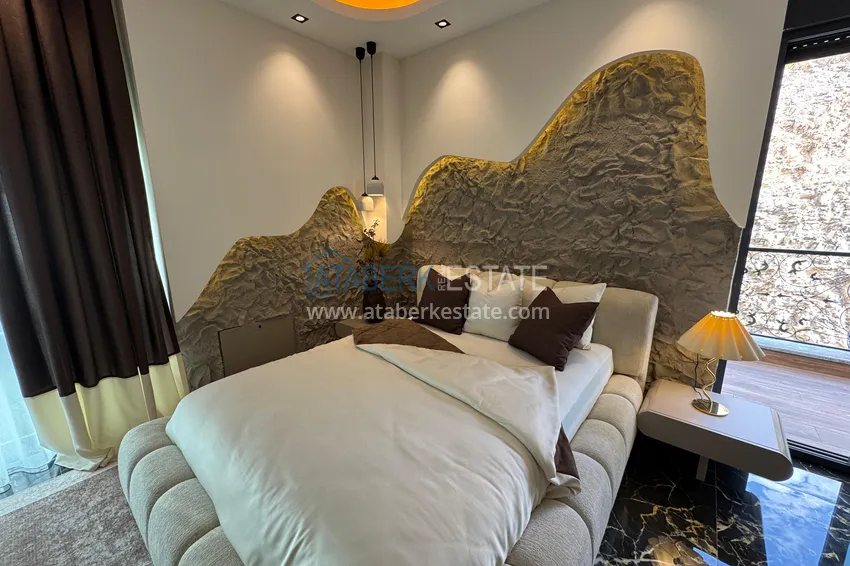 Purchase Real estate for citizenship! Detached luxury villa with stunning views in Kargicak 17