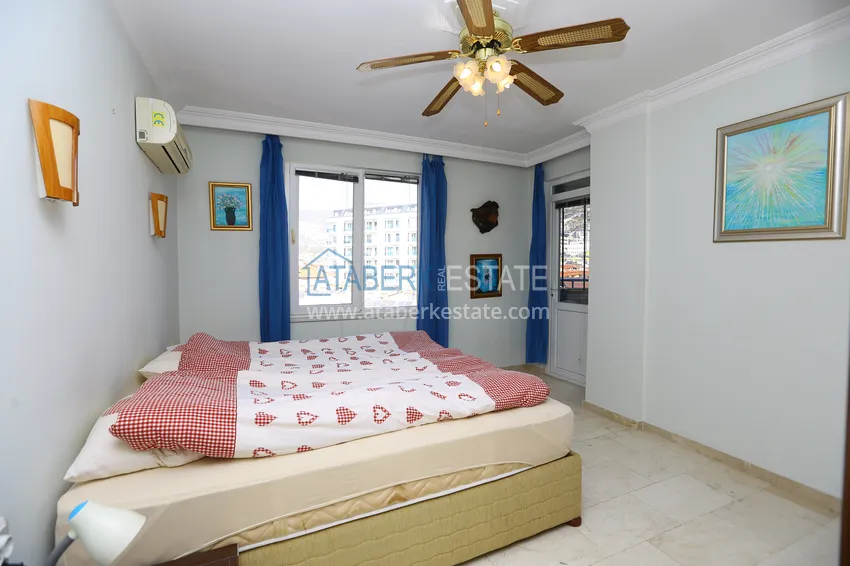 Purchase Turnkey 2+1 apartment with glazed cormorants and sea views in the center of Alanya 14