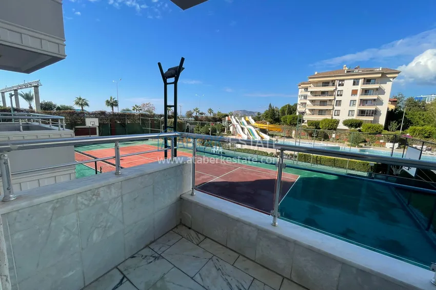 Purchase  Real estate for a residence permit! Apartment 3+1 with furniture and sea view, Tosmur district — Alanya 16 