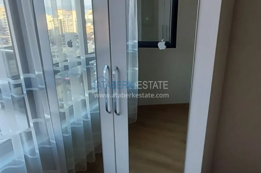 Purchase 1+1 apartment with furniture and sea view in a new complex - Mahmutlar district, Alanya 14