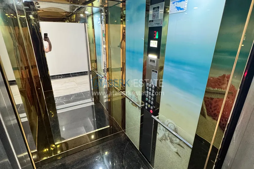 Turnkey two-bedroom apartment with sea view in Mersin - Tomyuk 14 