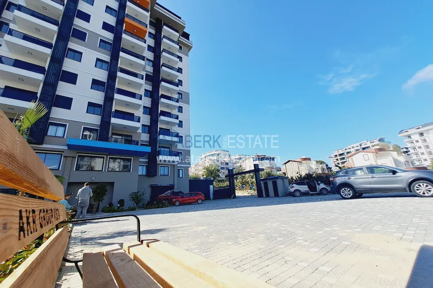 One bedroom apartment with sea view in a new complex — Alanya, Avsallar district 14 