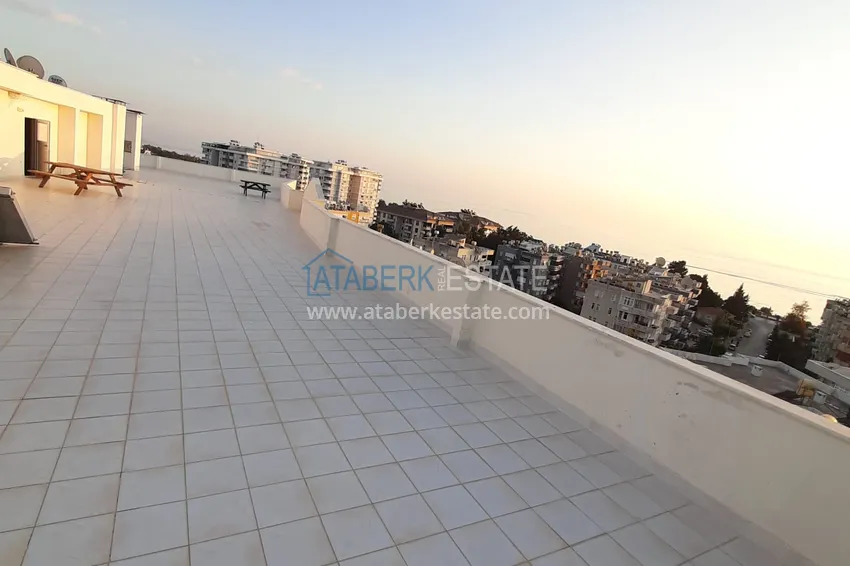 Turnkey three-room apartment with sea view in Tosmur district, Alanya 16 